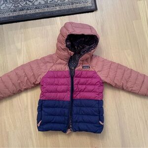 Patagonia Kids Reversible Down Sweater Hoodie